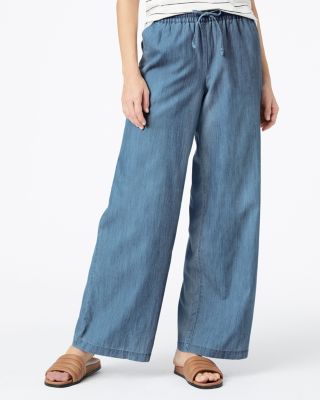 WideLeg Chambray Pants Hill