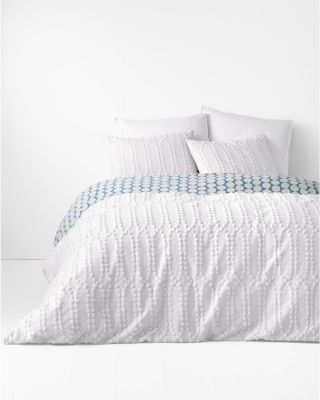Hable Candlewick Duvet Cover and Sham Hill