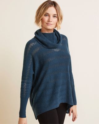 Oversized Cashmere Pointelle Sweater Hill