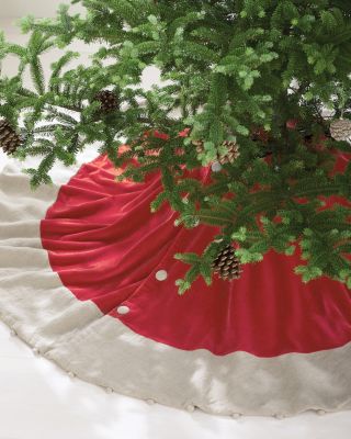 Velvet Tree Skirt Hill
