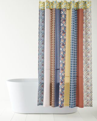 Lakehaven Patchwork Shower Curtain Hill