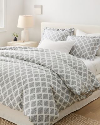 Clermont WrinkleResistant Sateen Duvet Cover Hill