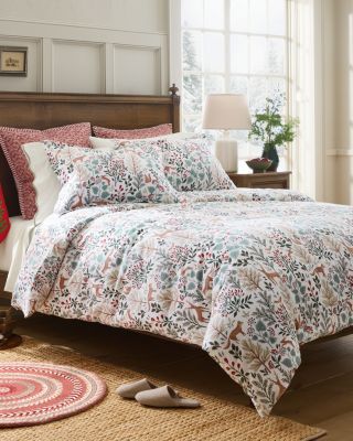 Woodland Winter OrganicCotton Flannel Duvet Cover Hill
