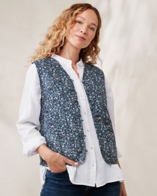 Quilted Cotton Vest Hill