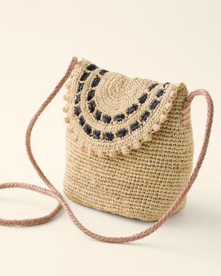 Mar Y Sol Straw CrossBody Bag Hill