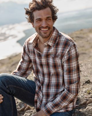 Men's OrganicCotton Flannel Shirt Hill