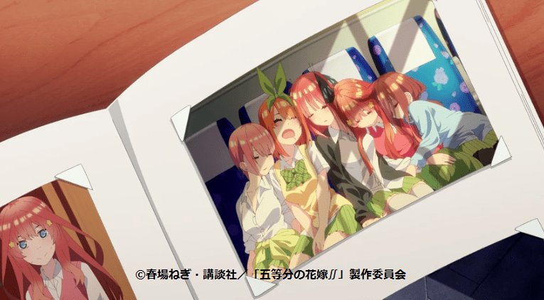 五等分の花嫁∬」赤点とったら五つ子は転校!? 一丸となって“最後の試験”に挑む…！ 第6話先行カット | アニメ！アニメ！ 五等分の花嫁∬第12話（最終話）の感想「五つ子とフータローの物語は続く」