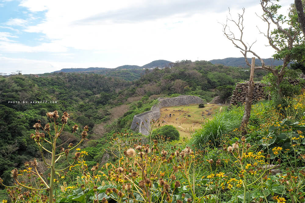 沖繩景點⎮今歸仁城跡 除了櫻花還有絕景