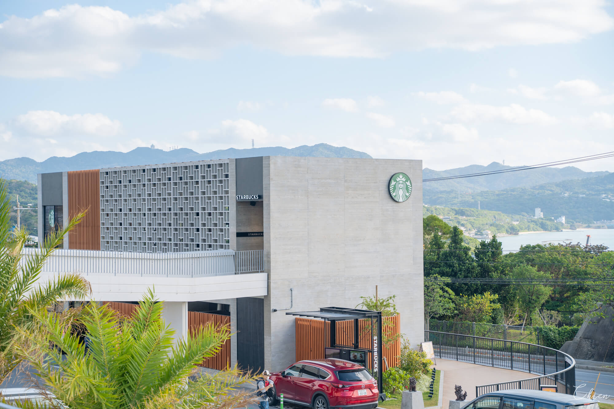 Hanasaki Marche沖繩北部美麗水族館 冰淇淋星巴克咖啡