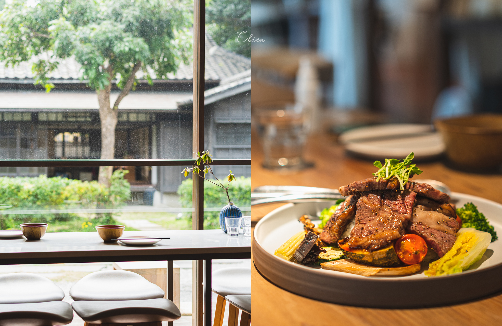 新竹「辛志平校長故居 後棟「 TAIVII餐酒館」日式空間 午餐