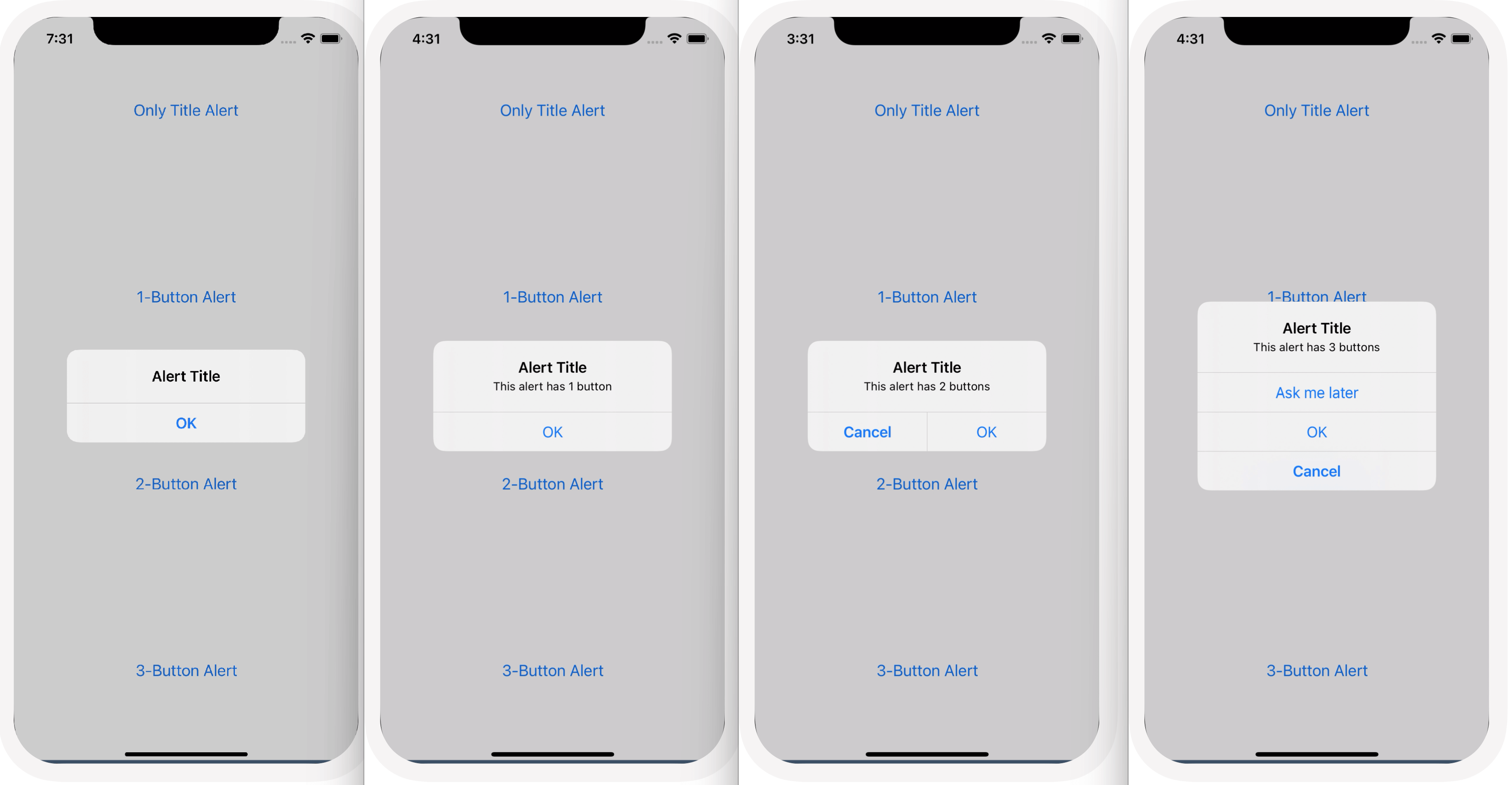 How to create a simple Alert dialog in React Native? Code Example