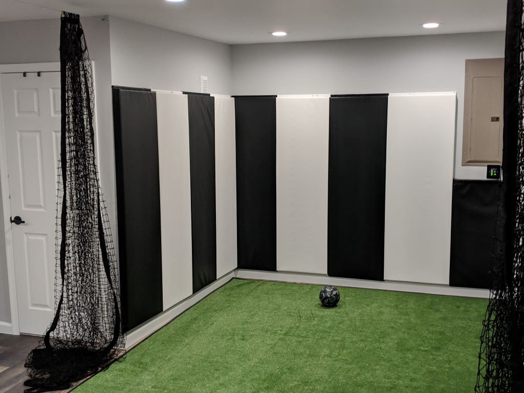 Wood Backed Gym Wall Padding Panels 2' x 6' AK Athletic Equipment