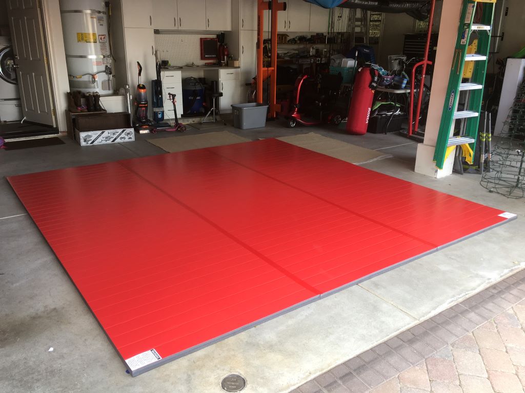12' x 12' x 1 3/8" RollUp Martial Arts Mat AK Athletic Equipment