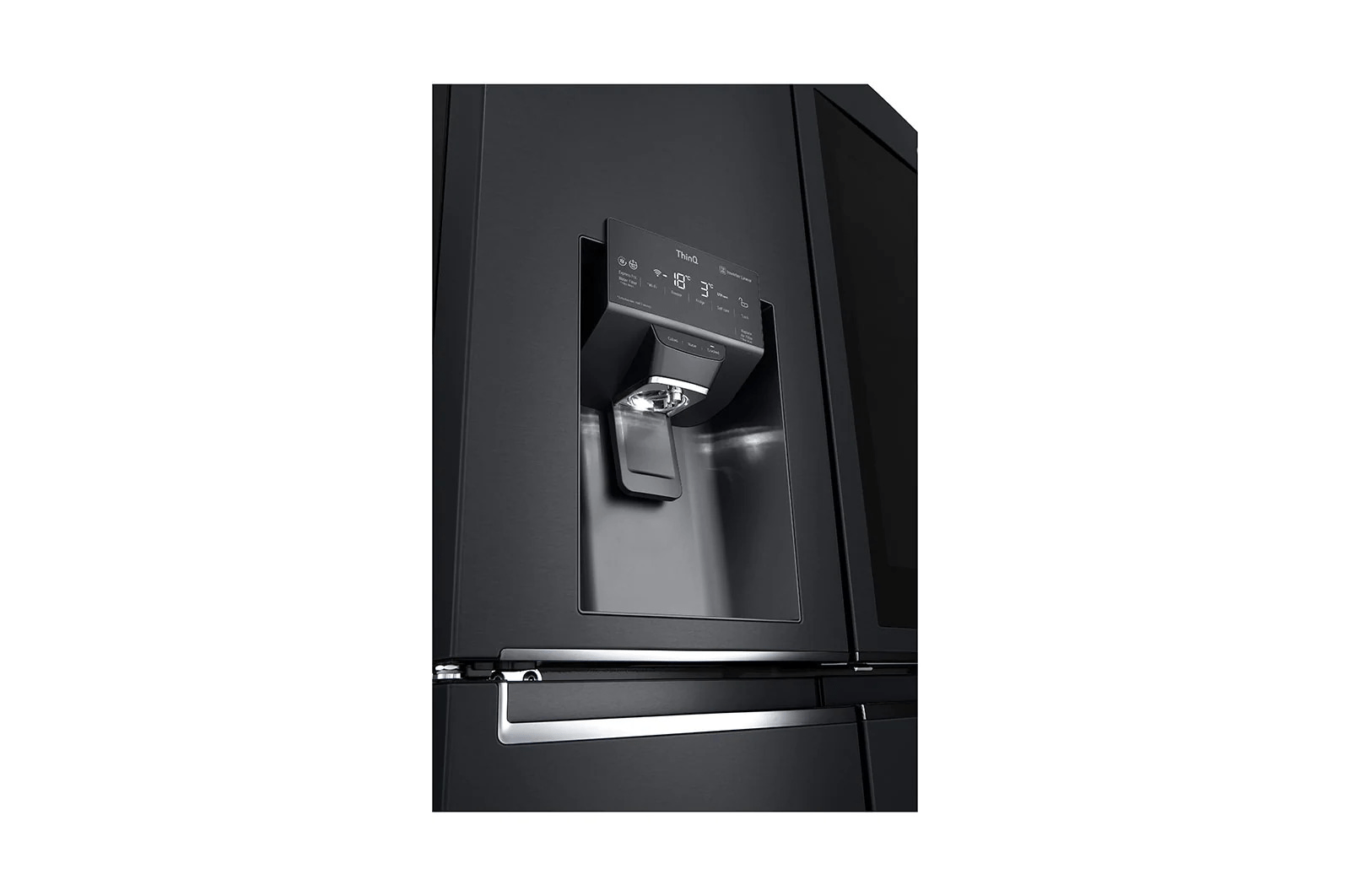 LG GMX945MC9F French Door, InstaView™ Matt Schwarz Stainless NoFrost