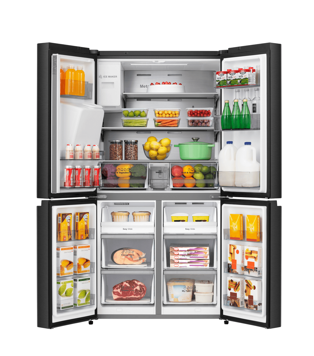 Hisense RQ760N4AFE Multi Door Side by Side mit Wassertank schwarz