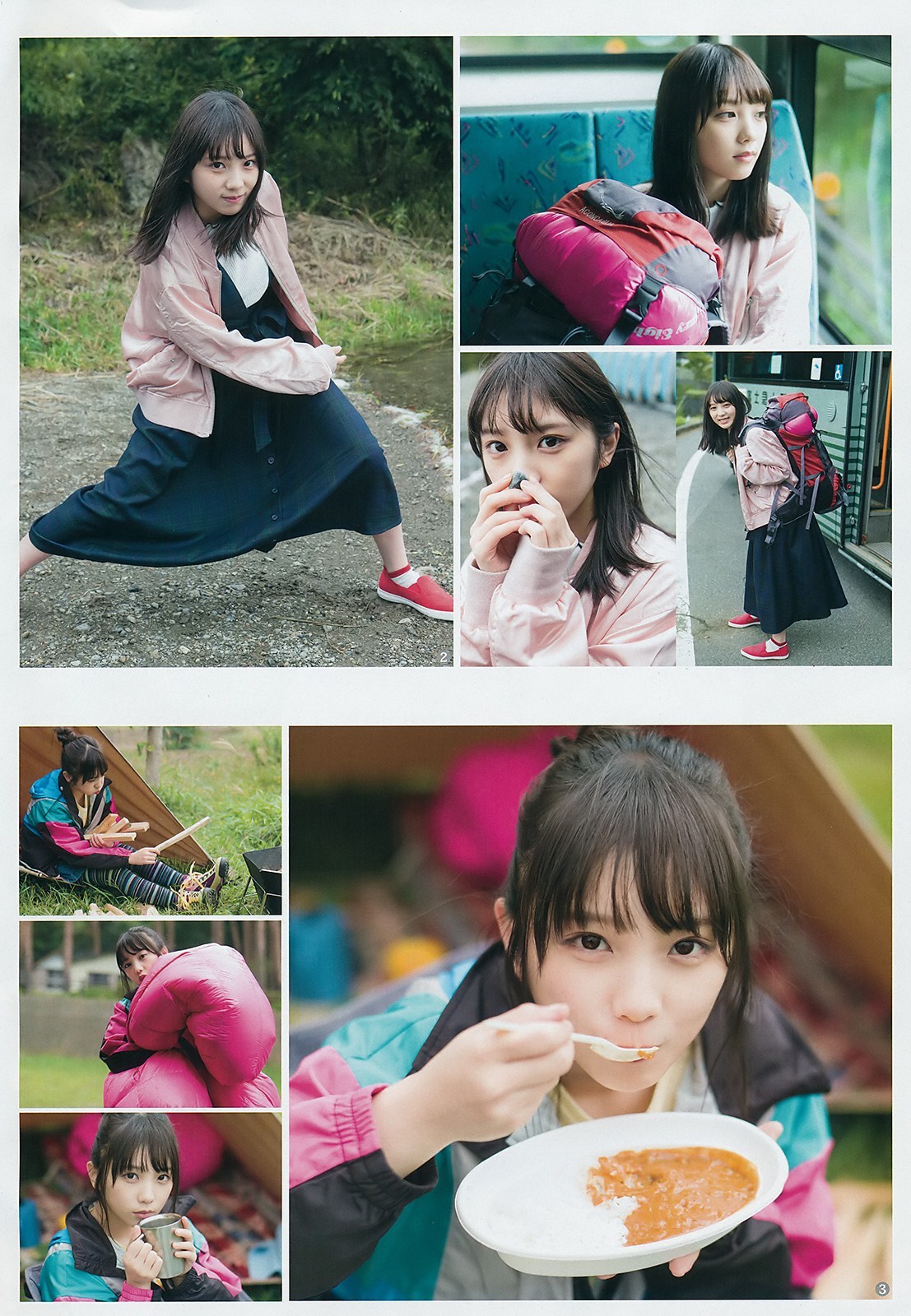 乃木坂46与田祐希ちゃんの1人キャンプグラビア画像！ AKBと坂道の画像まとめブログ ガゾ速！