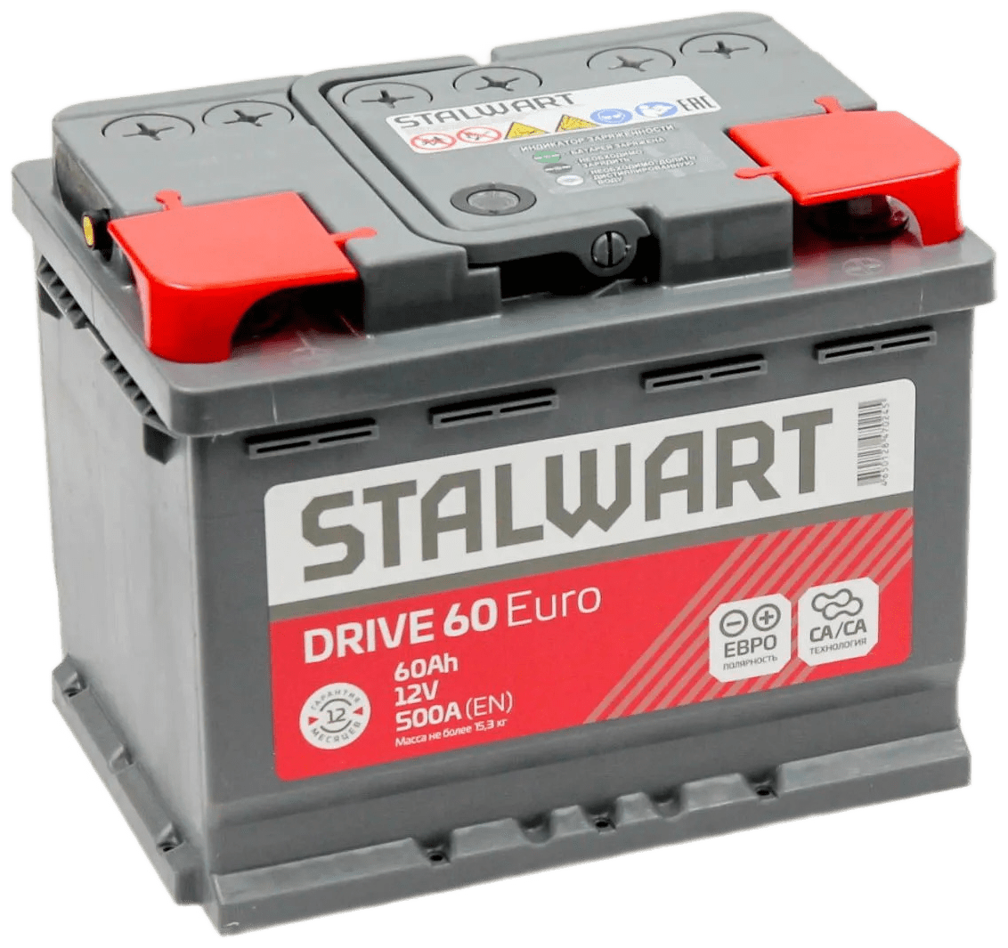 Аккумулятор автомобильный STALWART EFB 6СТ60.1 Москва