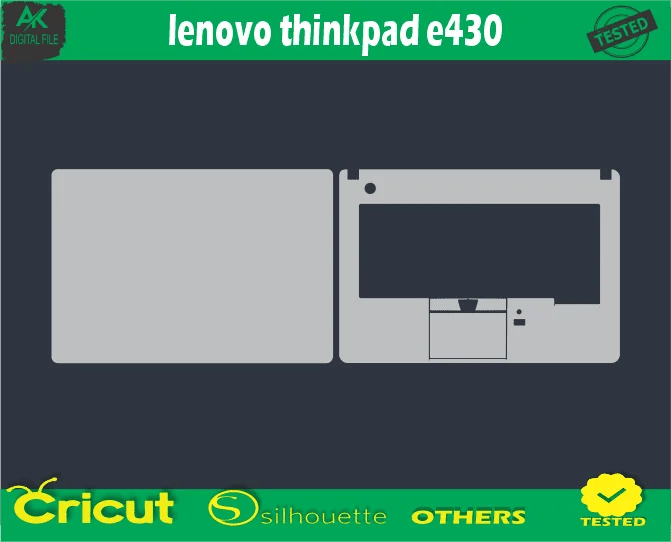 Lenovo Thinkpad E430 Skin Vector Template 4.00