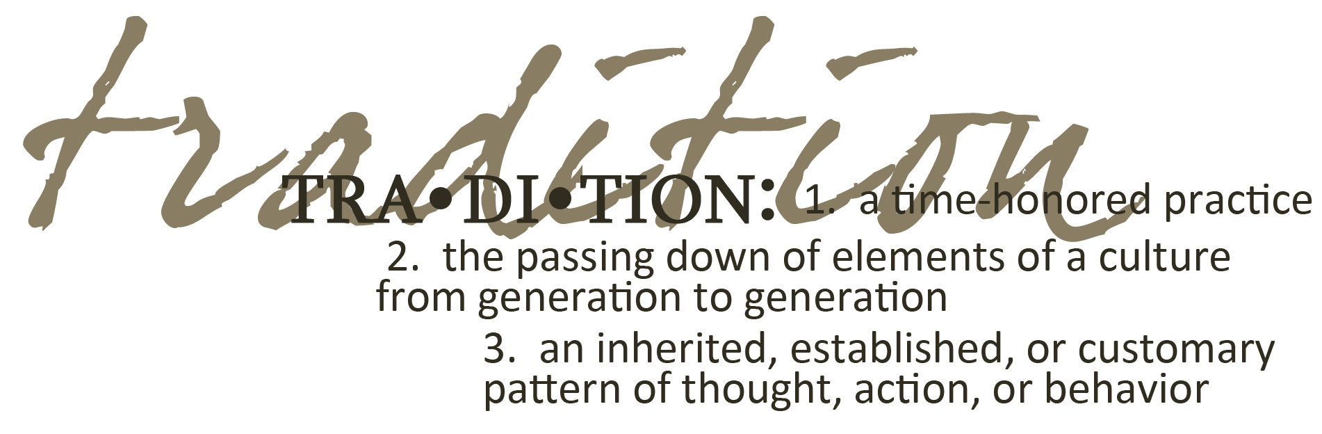 3 Reasons Why Traditions Are So Important A.k.Finch