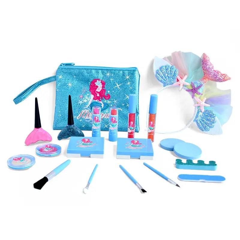 How should children put on appropriate makeup?