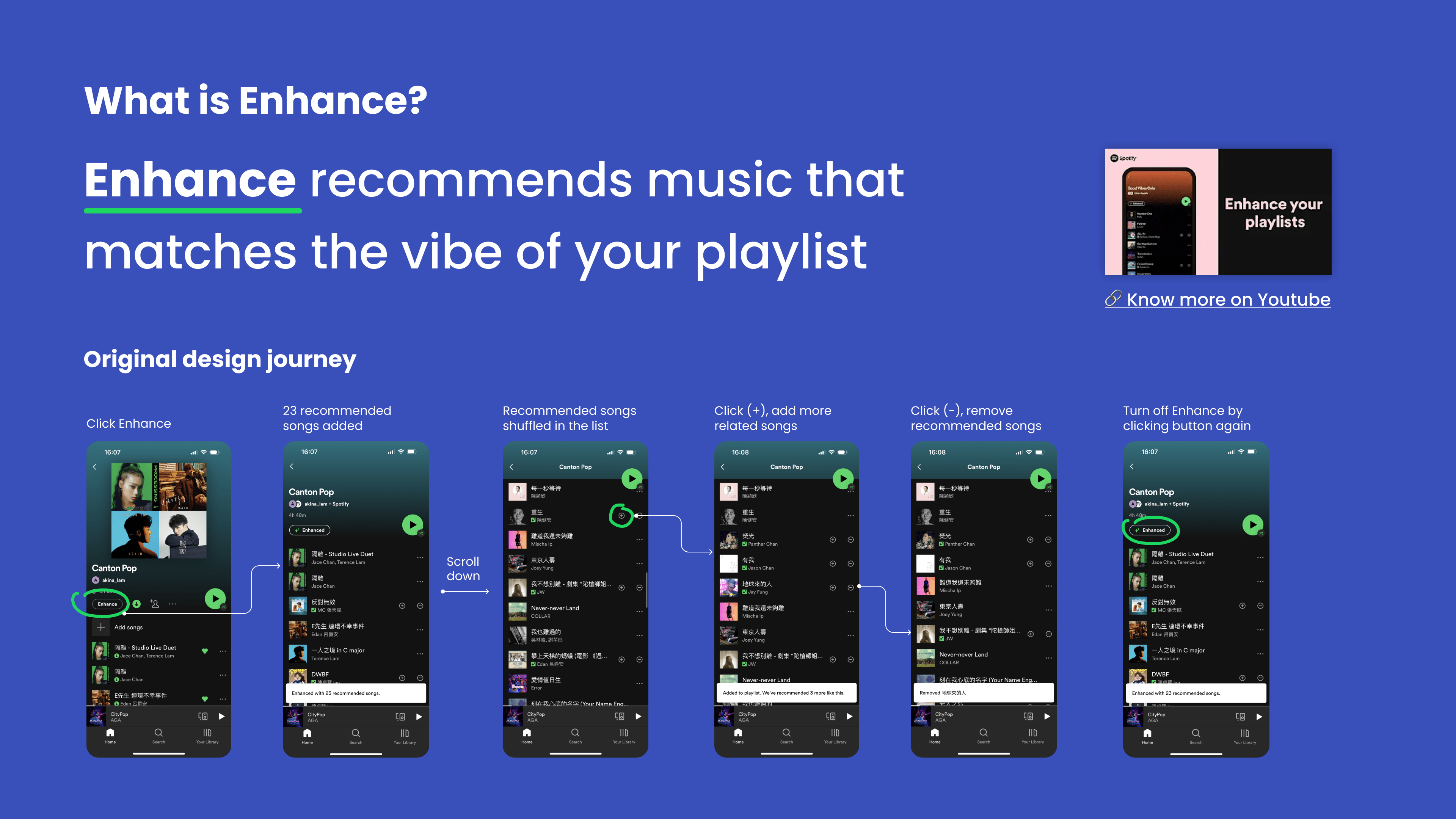 Spotify Case Study Redesign Enhance Akina L