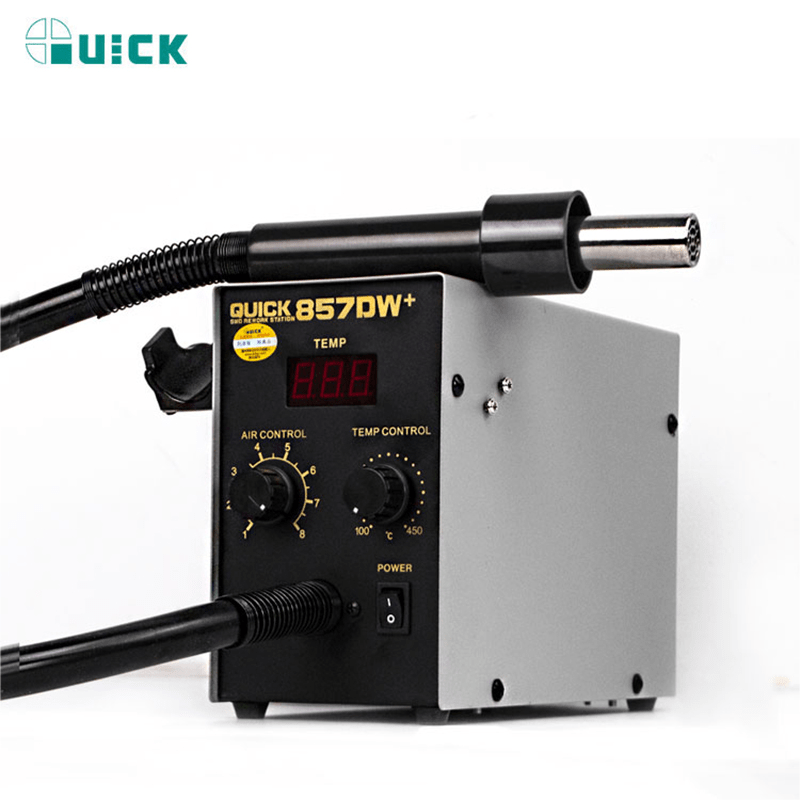 QUICK 857DW+ LEAD FREE ADJUSTABLE SMD REWORK STATION 100 ORIGINAL