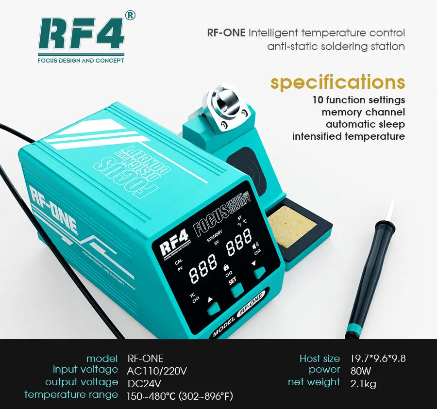 RF4 RFONE SOLDERING IRON STATION AKINFOTOOLS