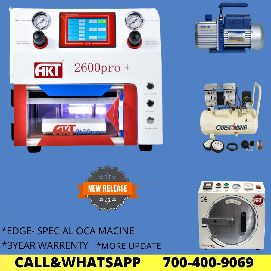 AKT 2600 pro Plus OCA Lamination Machine SET AKINFOTOOLS