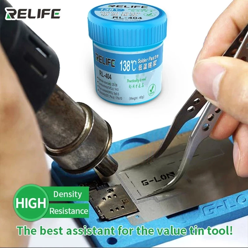 RELIFE RL-404 138ÃƒÆ’Ã†â€™Ãƒâ€ Ã¢â‚¬â„¢ÃƒÆ’Ã‚Â¢ÃƒÂ¢Ã¢â‚¬Å¡Ã‚Â¬Ãƒâ€¦Ã‚Â¡ÃƒÆ’Ã†â€™ÃƒÂ¢Ã¢â€šÂ¬Ã…Â¡ÃƒÆ’Ã¢â‚¬Å¡Ãƒâ€šÃ‚Â° SOLDERING PASTE 4