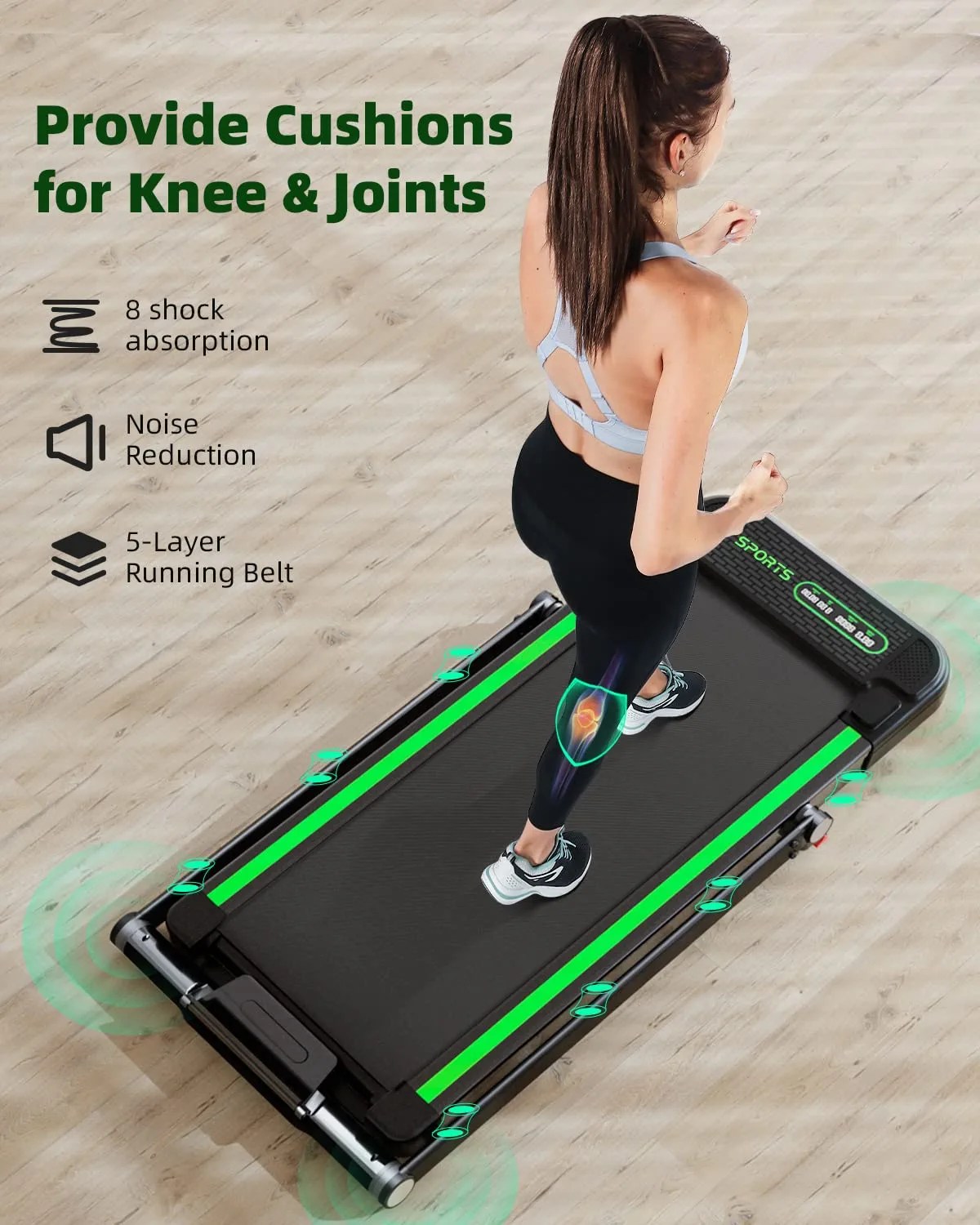 Best Under Bed Treadmill Foldable, Fits Under Sofa or Couch