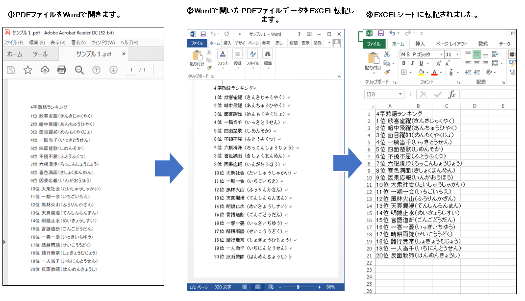 Pdf テキスト コピー Vba