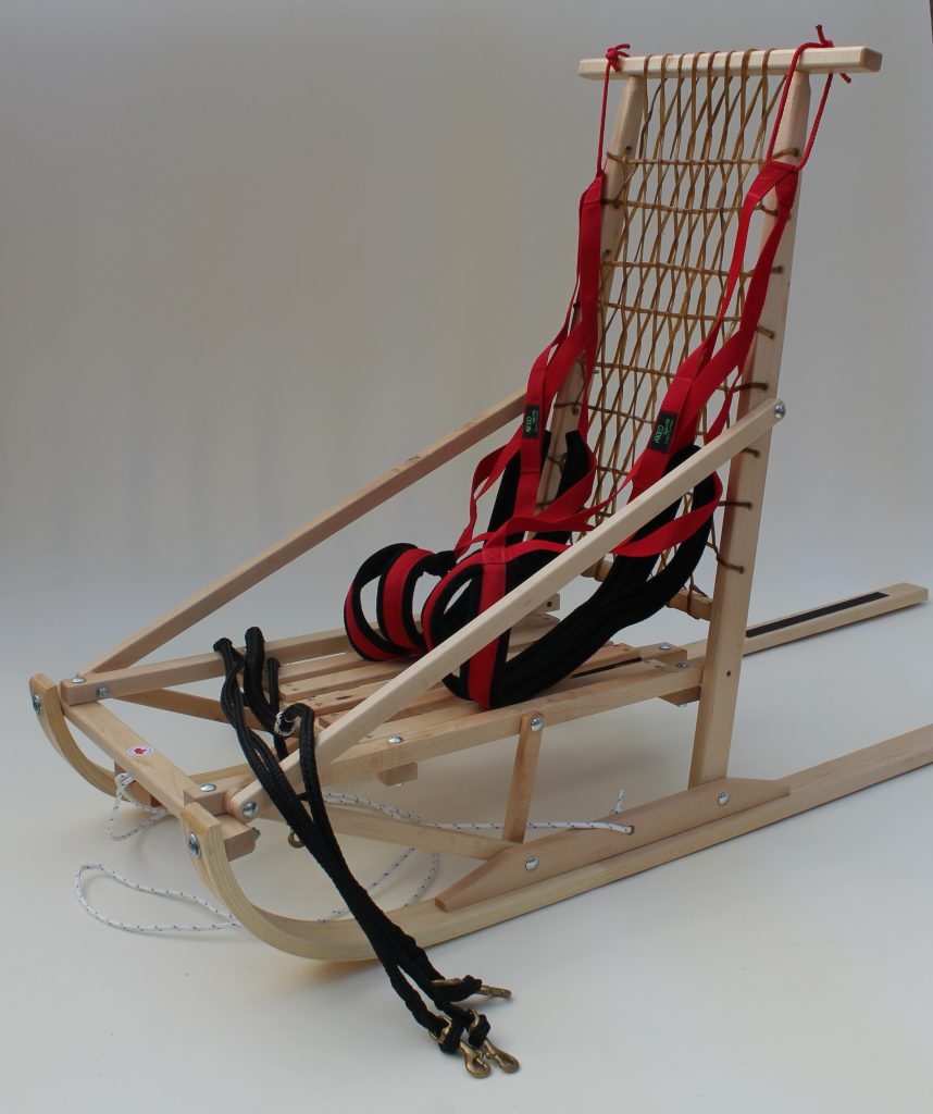 Kicksled Starter Kit with 2 XBack pulling Harness made in Canada