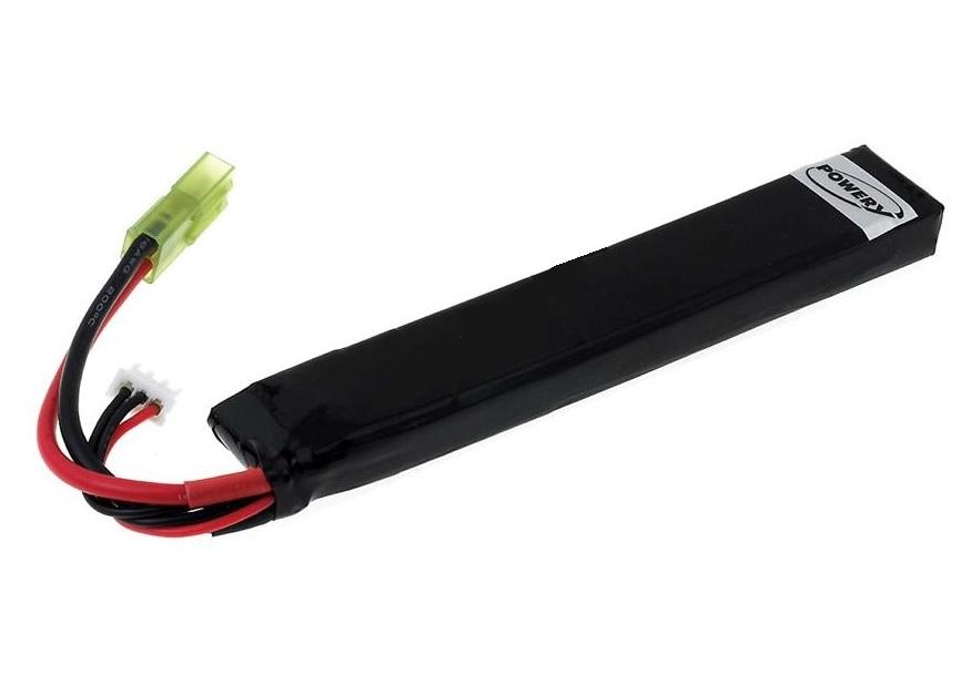 Airsoft akku LP110S2C013 LiPol 7,4V 1100mAh 8,1Wh
