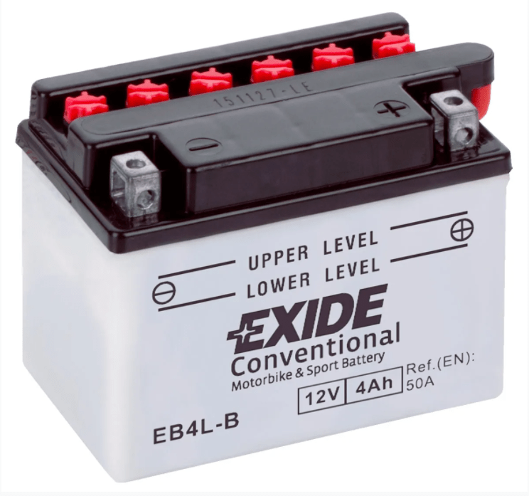 Exide 12v 4ah Motor akkumulátor jobb+ YB4LB