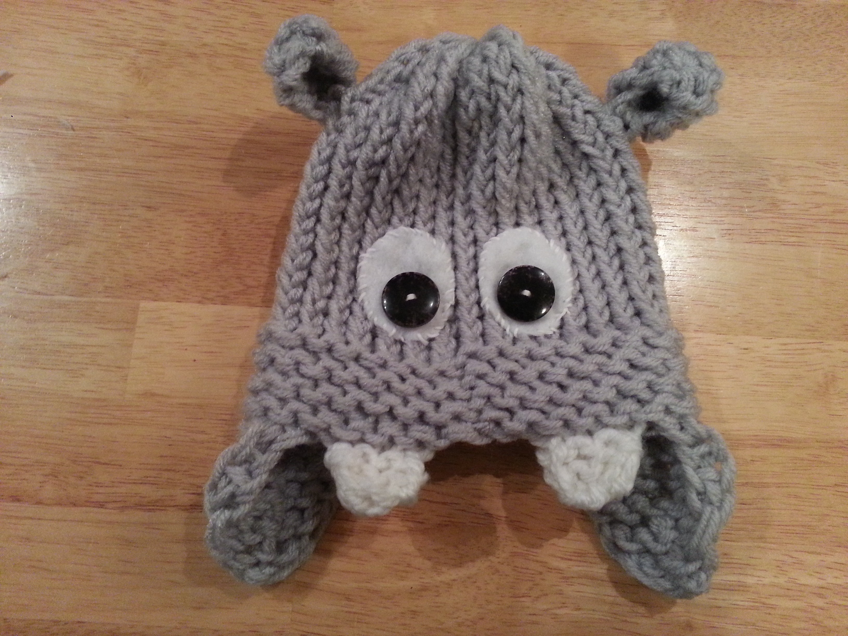 Loom Knit Hippo Hat Pattern Tutorial A Knitting Blog