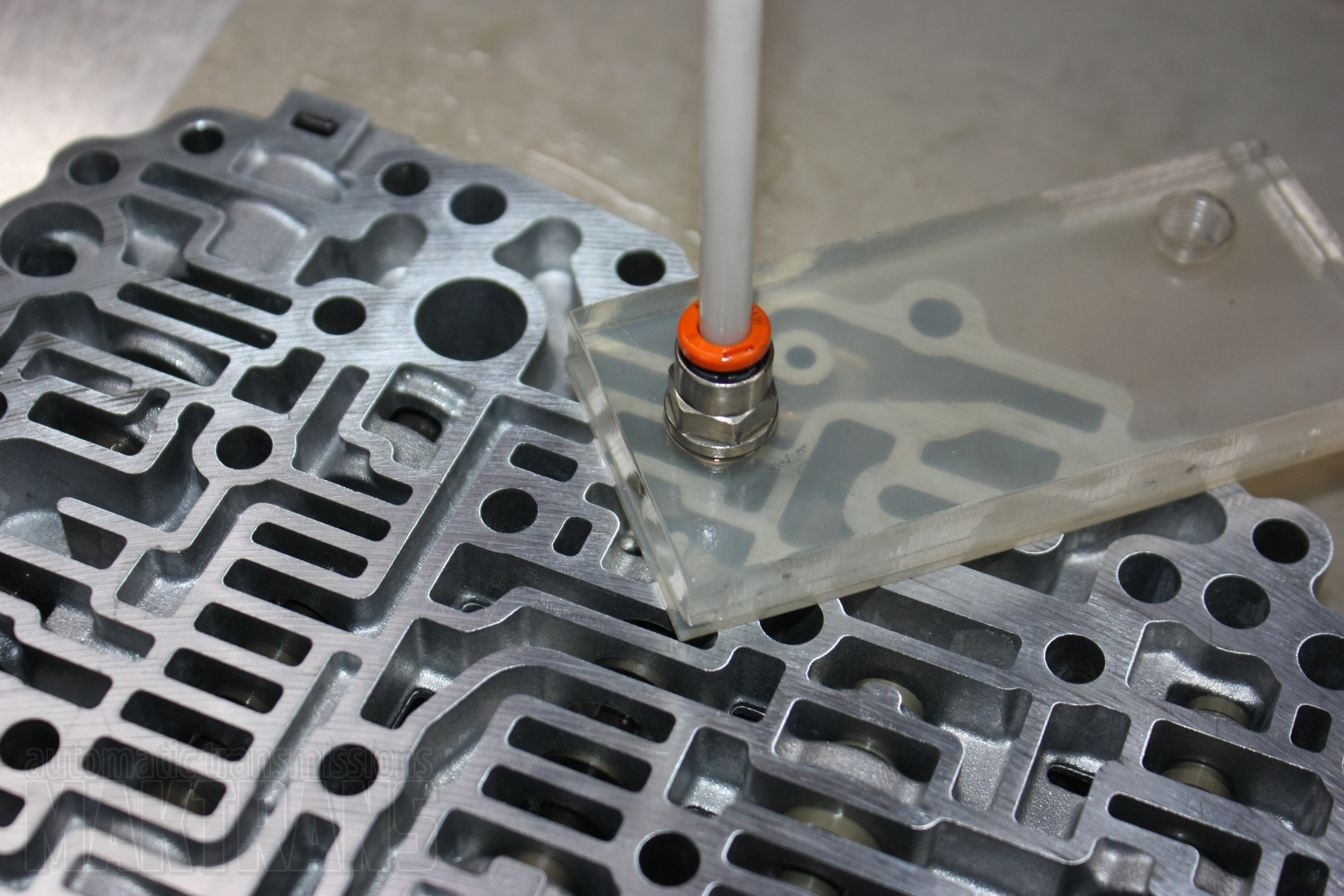 Valve body repair technology using valves in original size