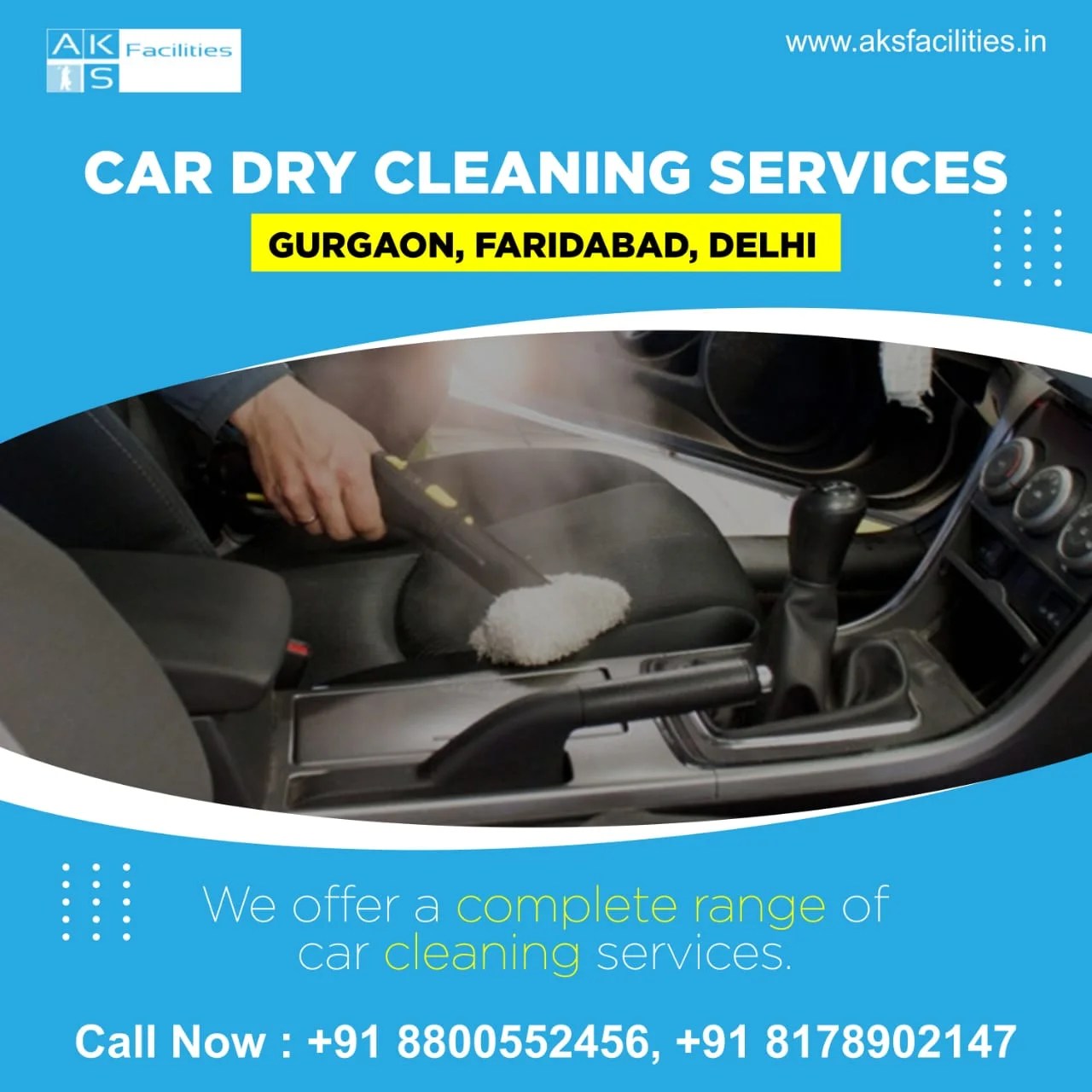 Car Interior Dry Cleaning ( Sedan ) AKS Facilities