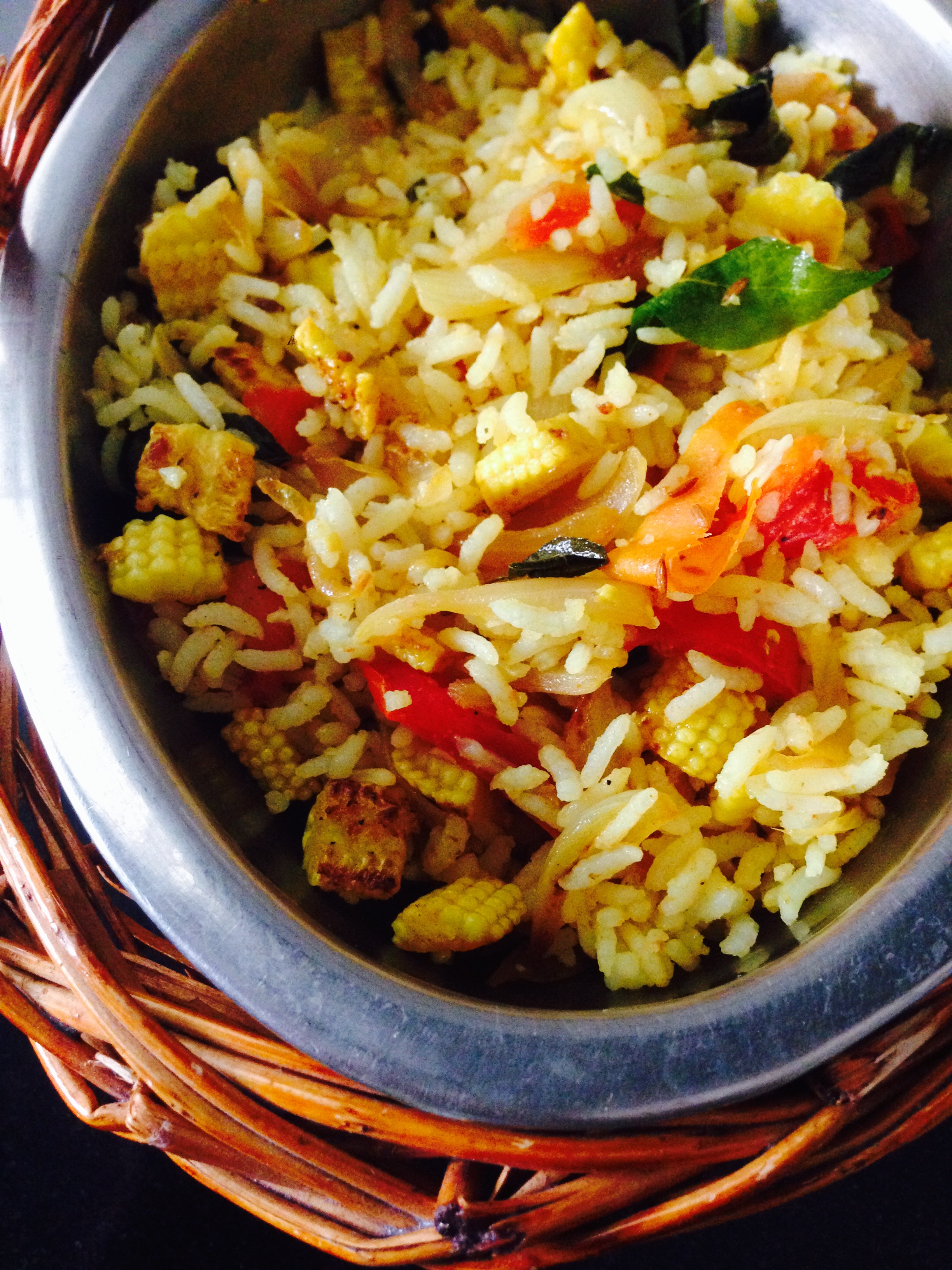 Baby Corn Rice akshayakumbham