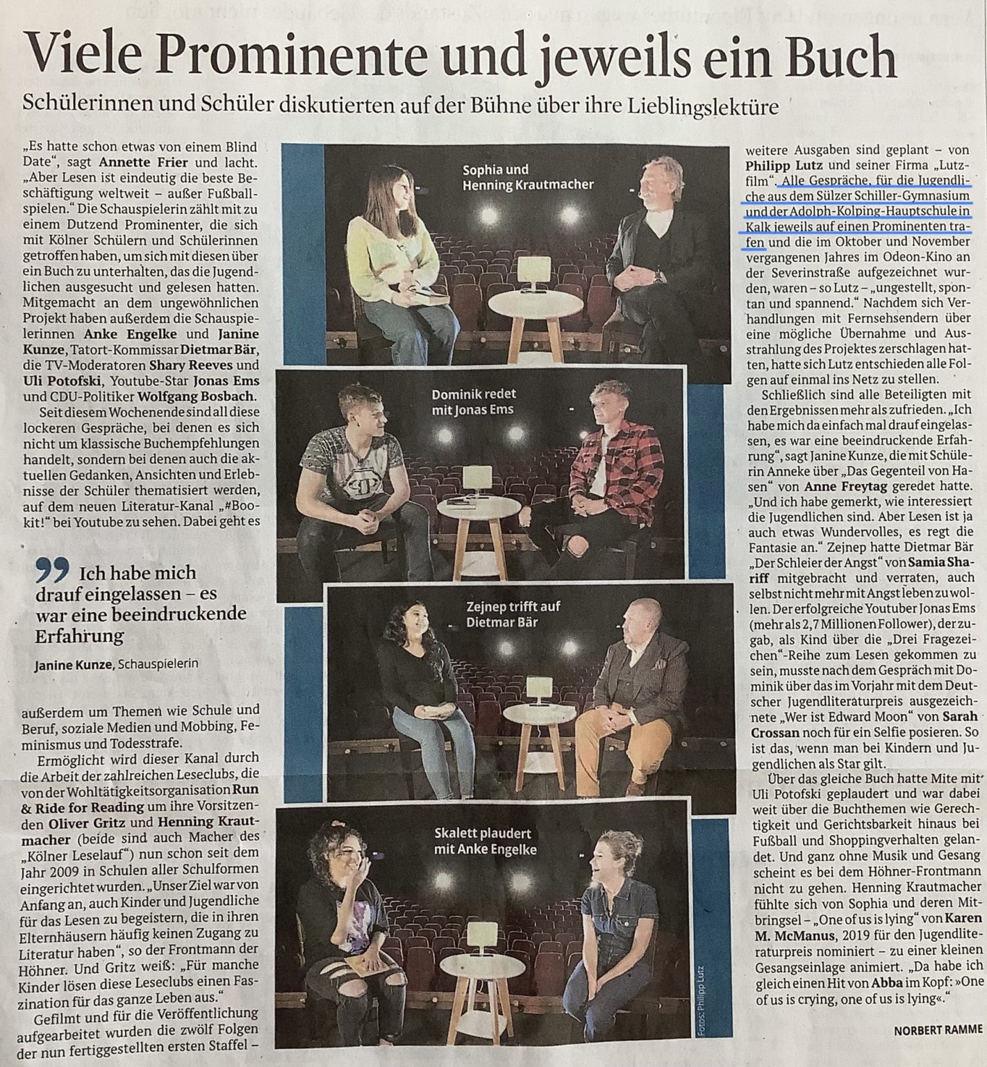 Aktionen AKS AdolphKolpingSchule