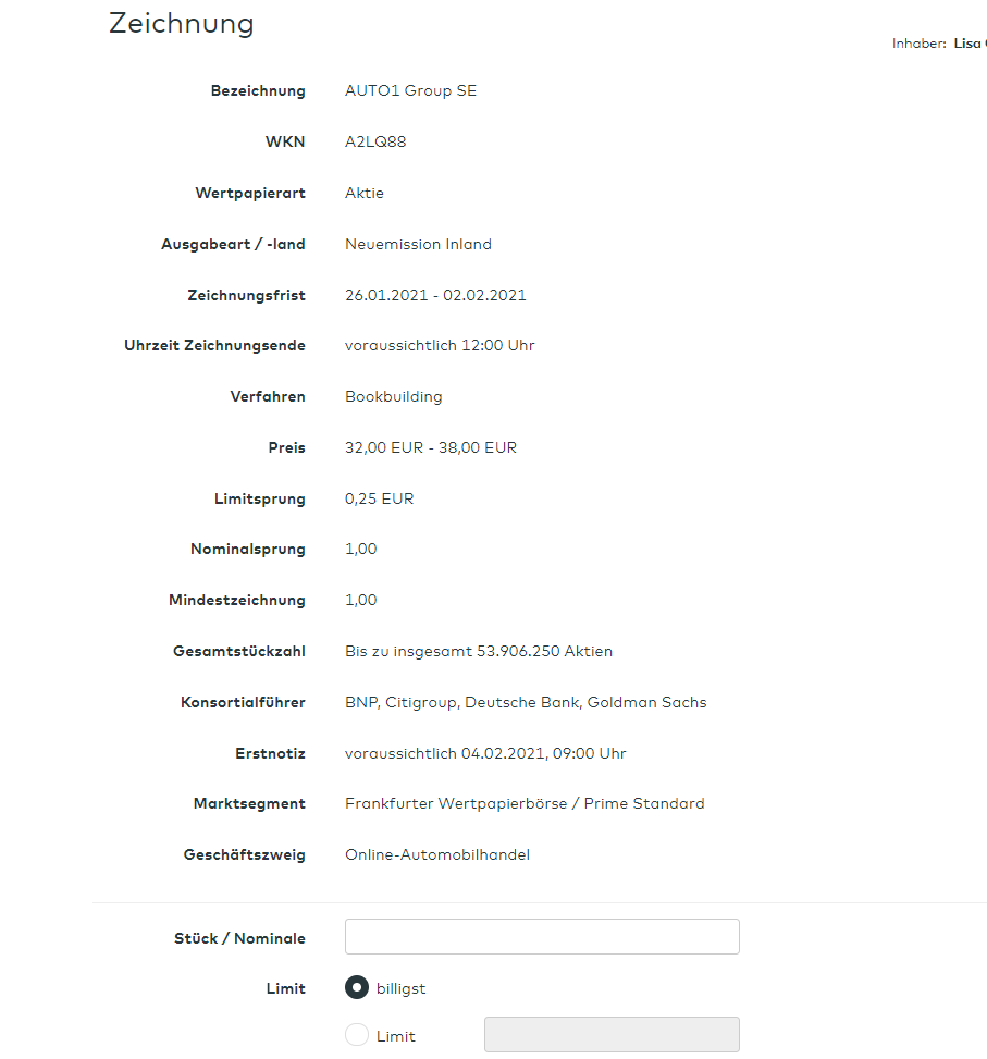 Börsengang der Auto1 Group SE Archive Mehr Freiheit durch Aktien. ️