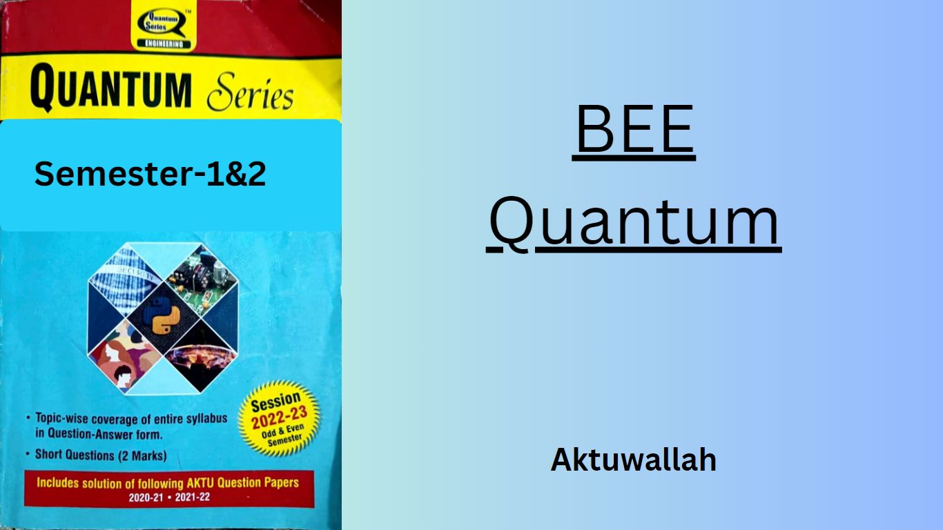 Basic Electrical Engineering Quantum PDF AKTUWALLAH