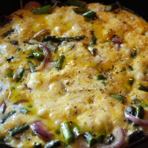 Asparagus and Pea Frittata