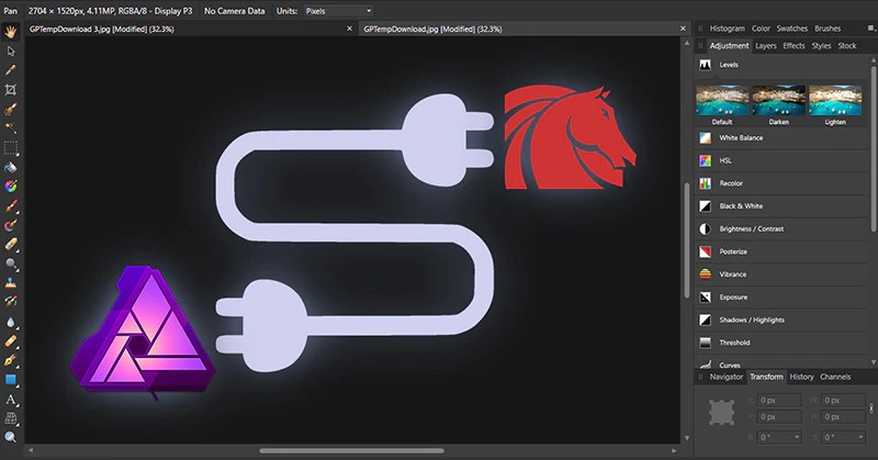 Add AKVIS Plugins to Affinity Photo on Windows