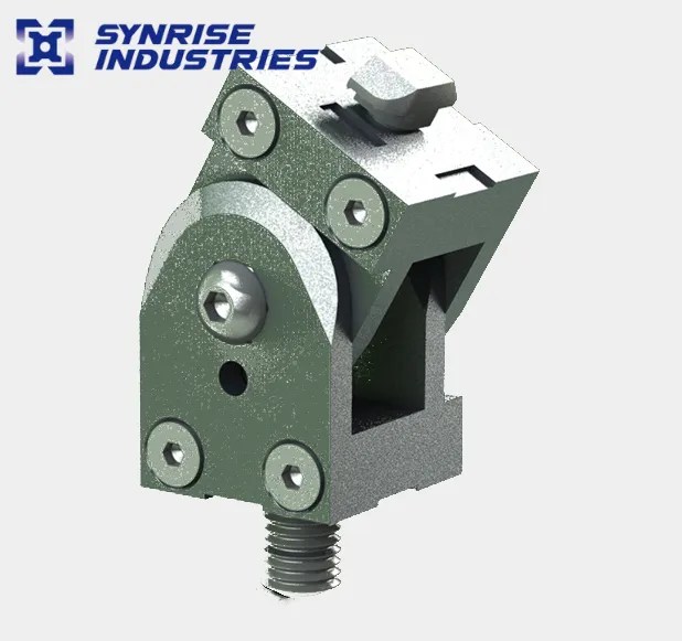 Aluminium Profile Corner Joint T Slot Fastener Pivot Joint