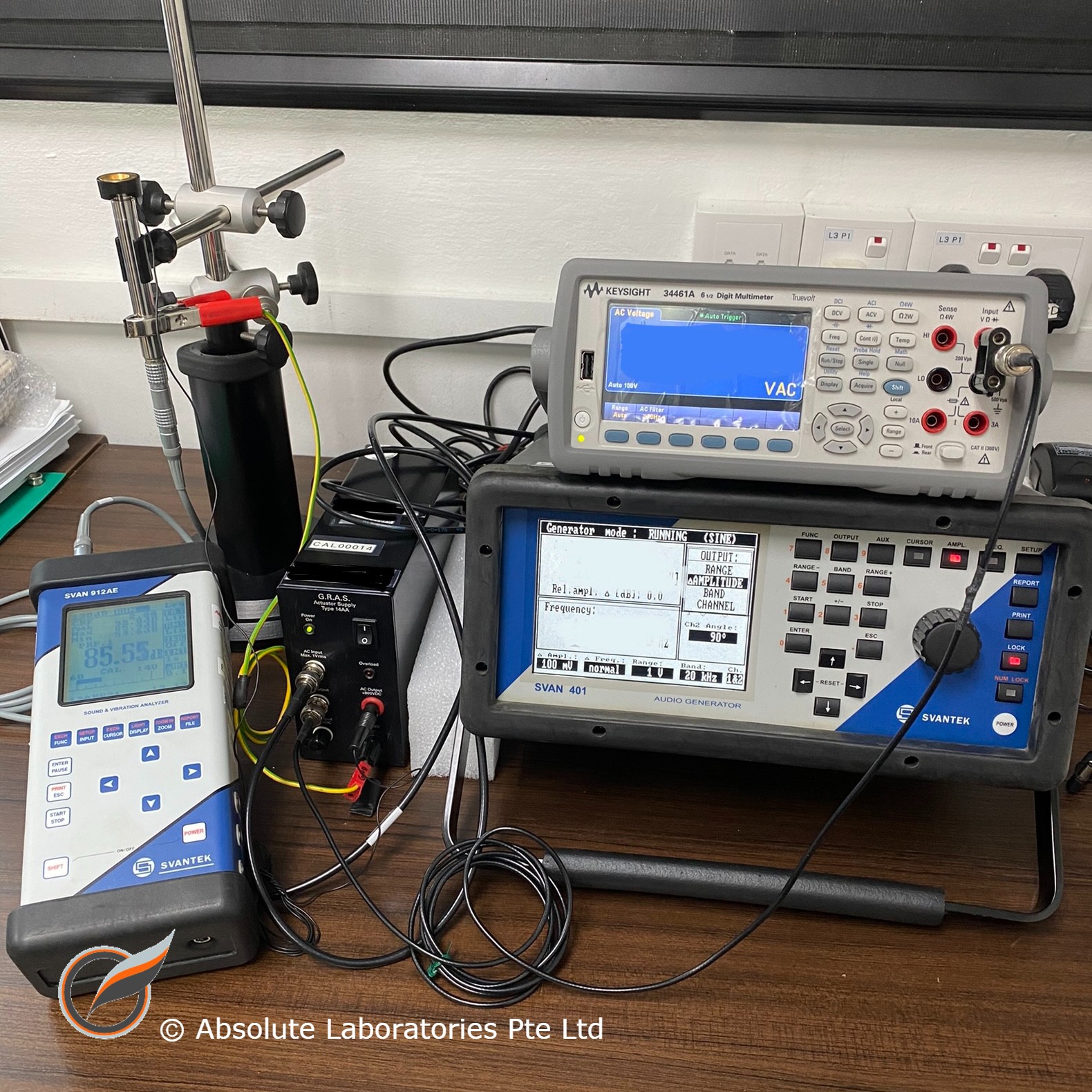 Calibrate Sound Level Meter Absolute Laboratories Pte. Ltd.