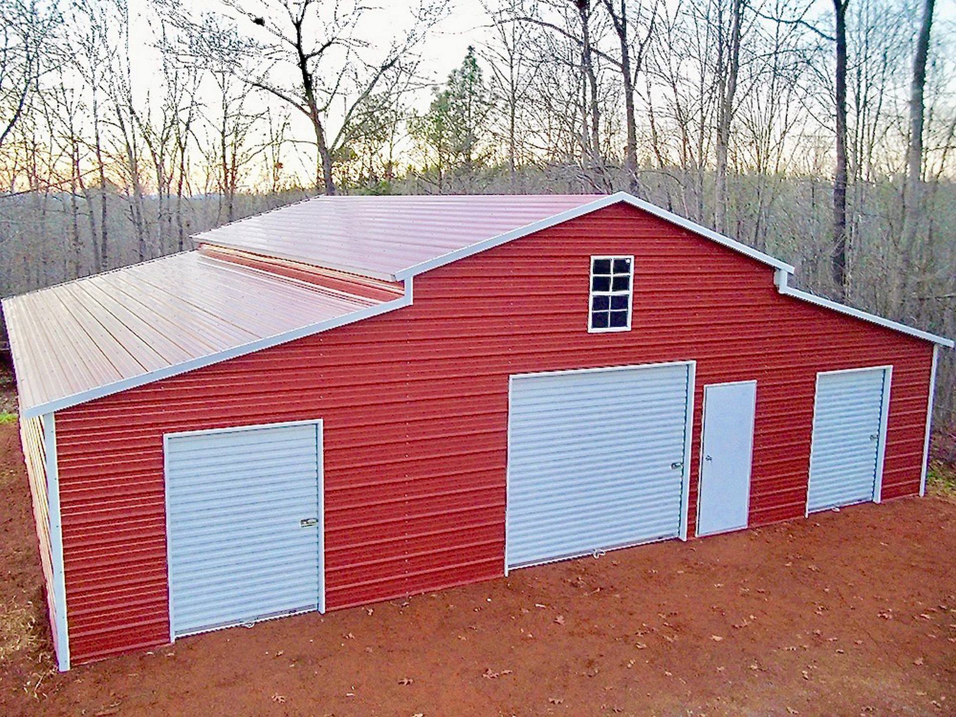 Big Red Deluxe Barn Alabama Buildings