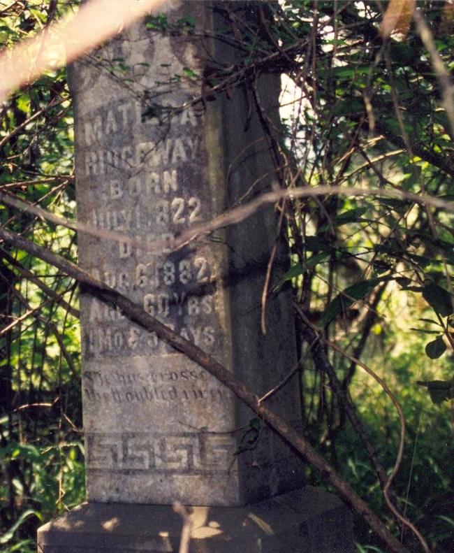 Mulberry Church Cemetery White Section This Cemetery was once known as