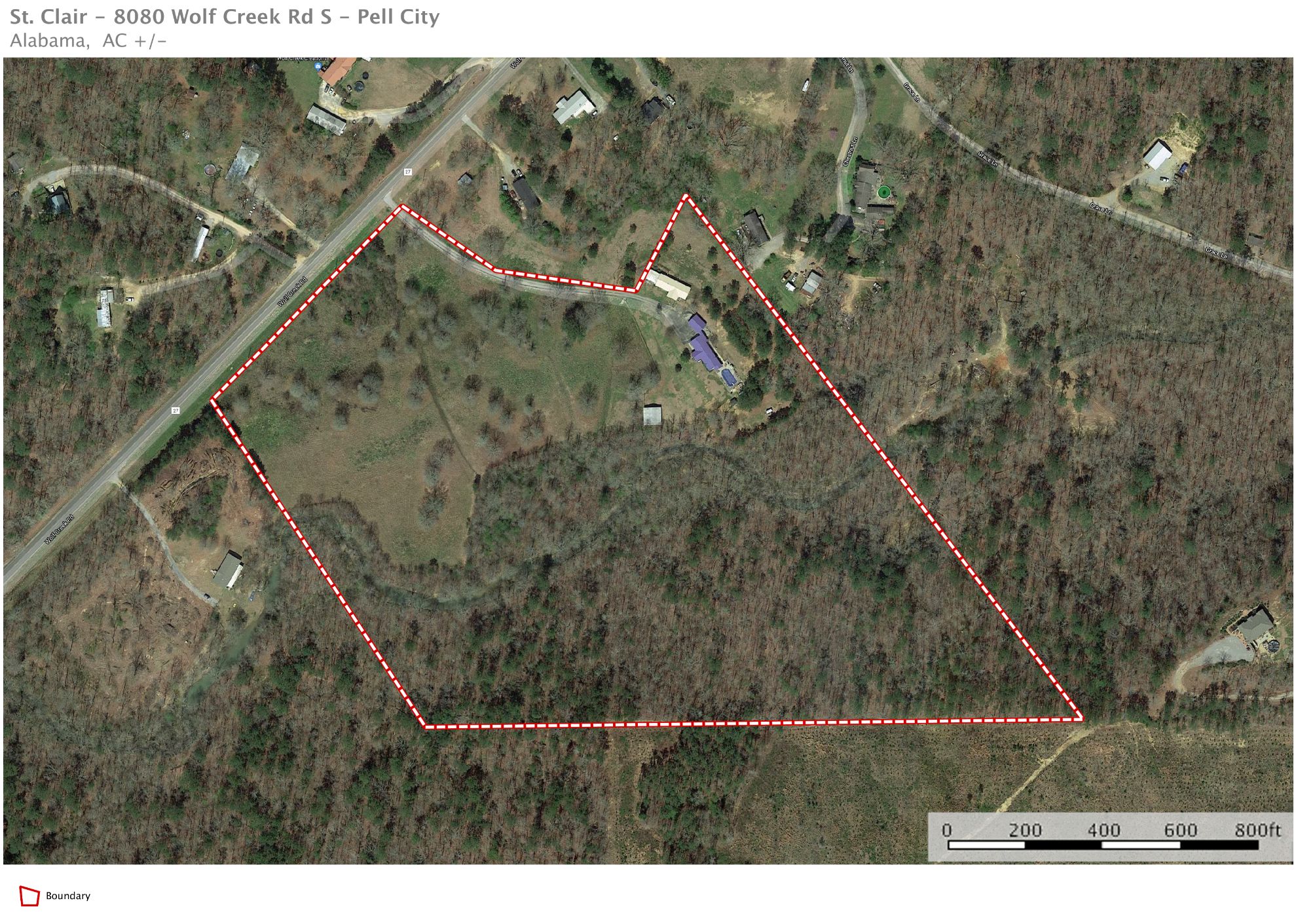 Sold! 30 Acres and 2 Homes For Sale St. Clair Co. Alabama Land Agent