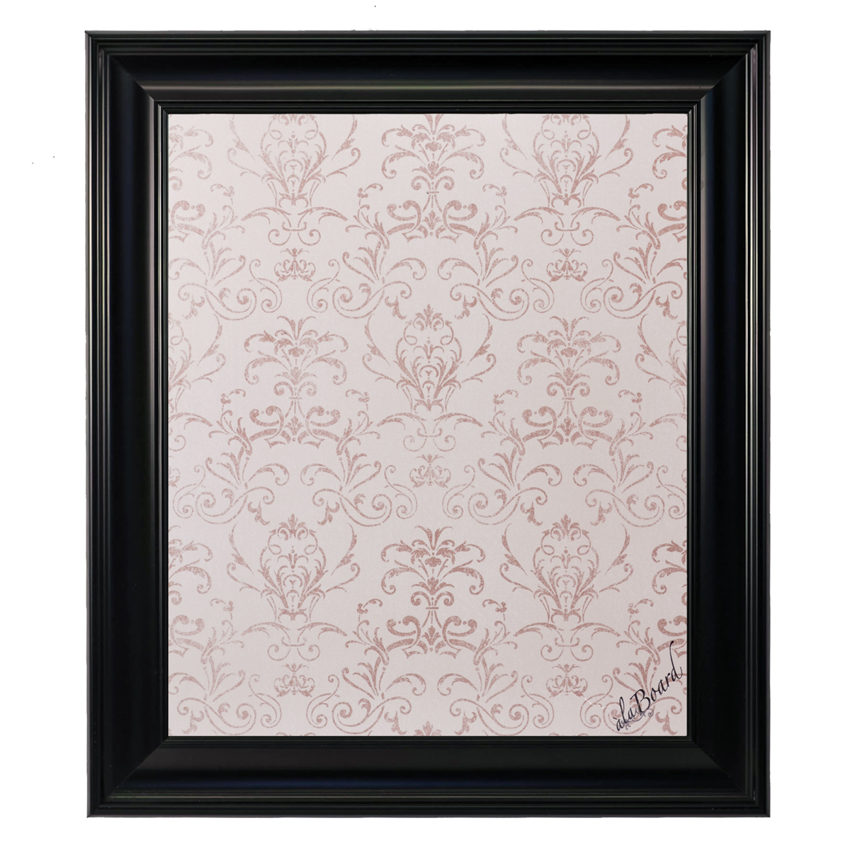 Large Contrast Message Board framed Black