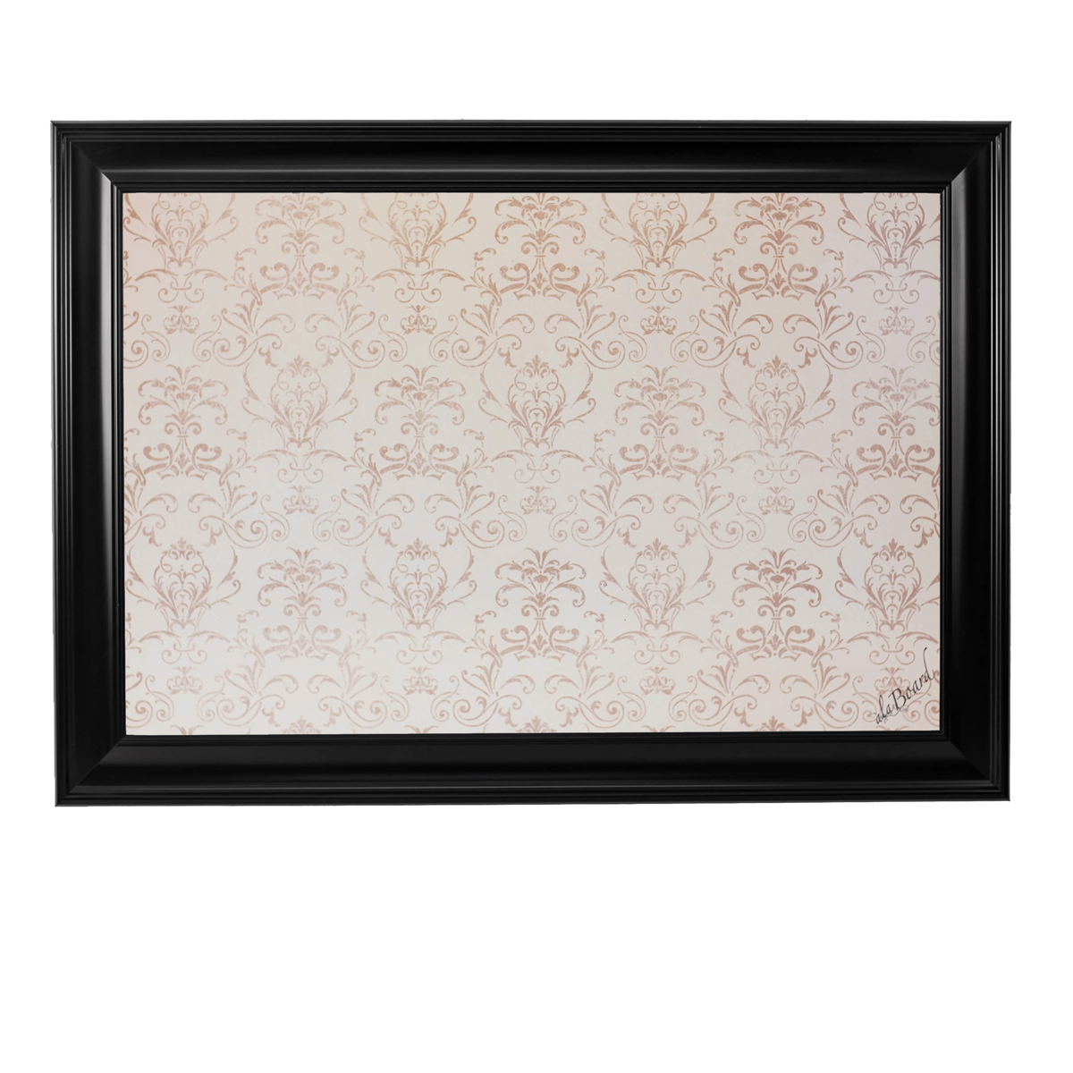 XL Contrast Message Board framed Black